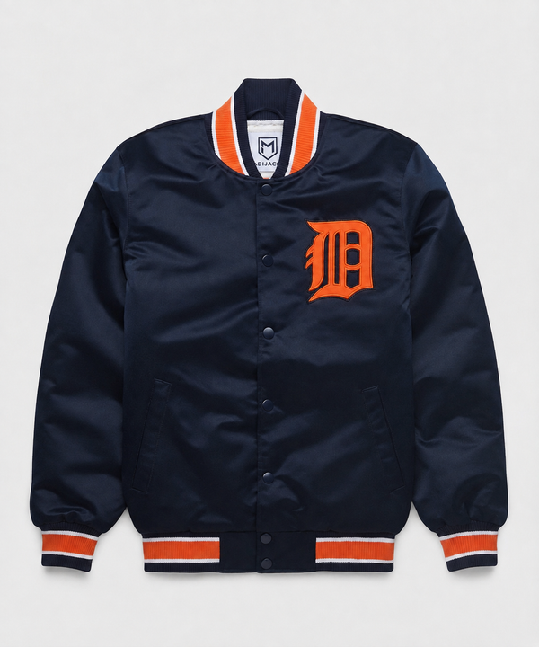Tigers Heavyweight Satin Fan Jacket