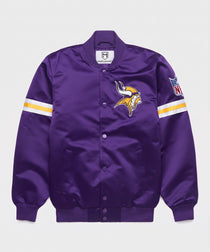 Vikings Heavyweight Satin Fan Jacket