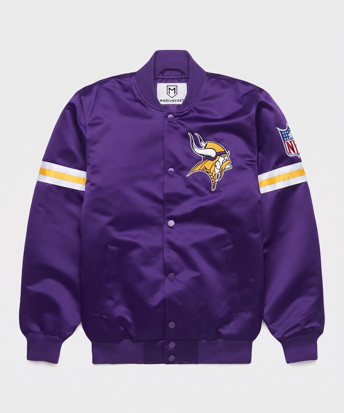 Vikings Heavyweight Satin Fan Jacket