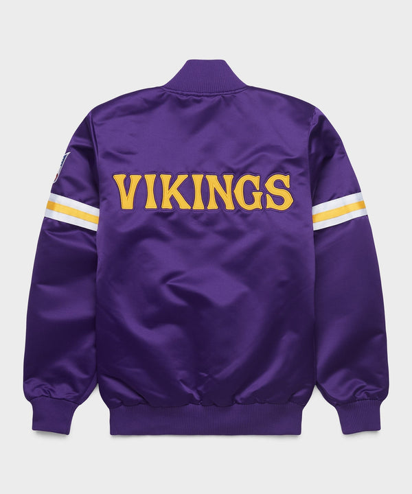 Vikings Heavyweight Satin Fan Jacket