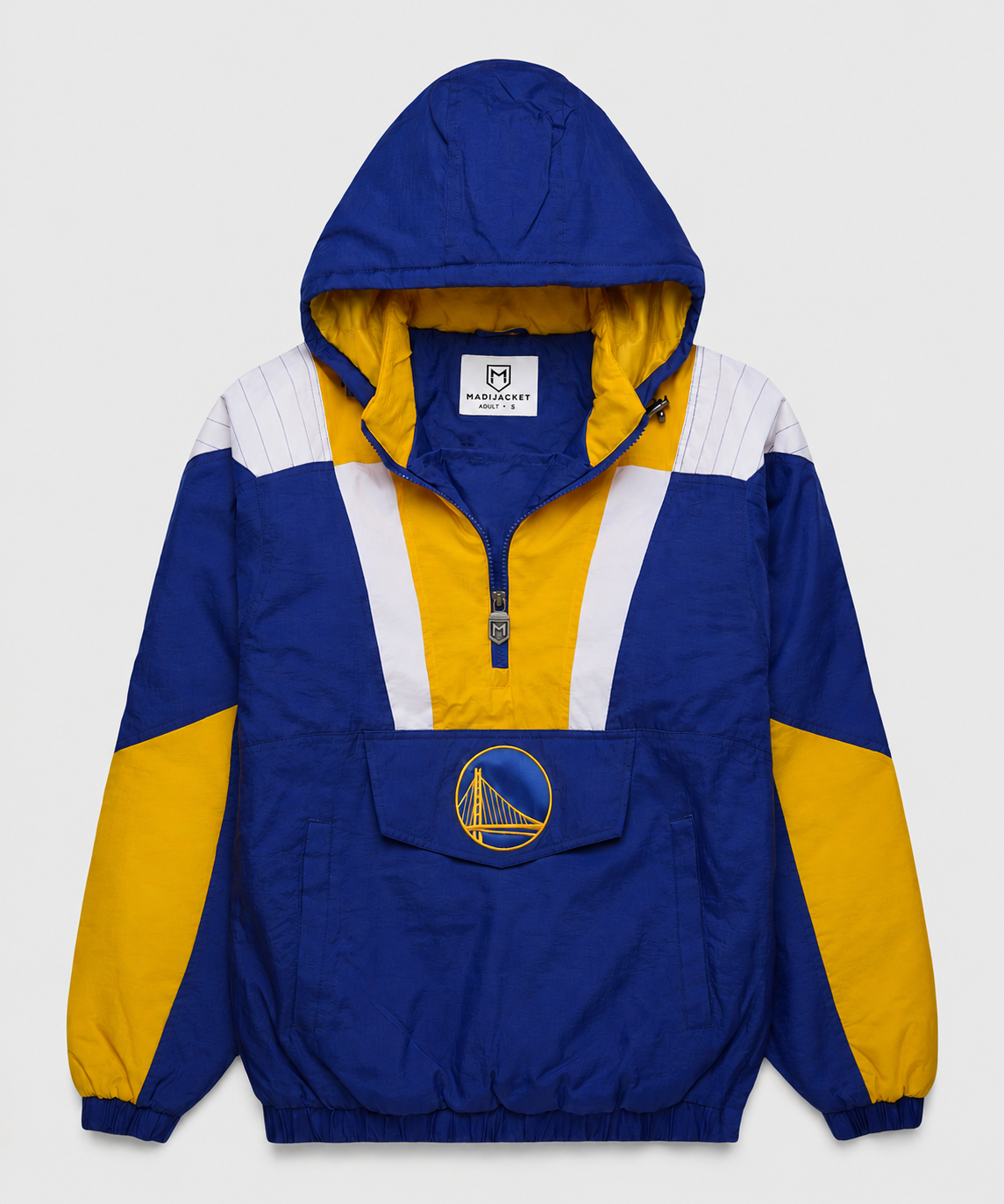 Warriors Inspired Hooded Pullover Jacket