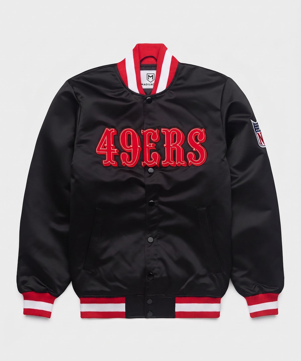 49ers Blackout Heavyweight  Satin Fan Jacket Main image