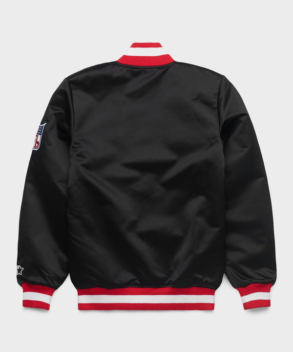 49ers Blackout Heavyweight  Satin Fan Jacket