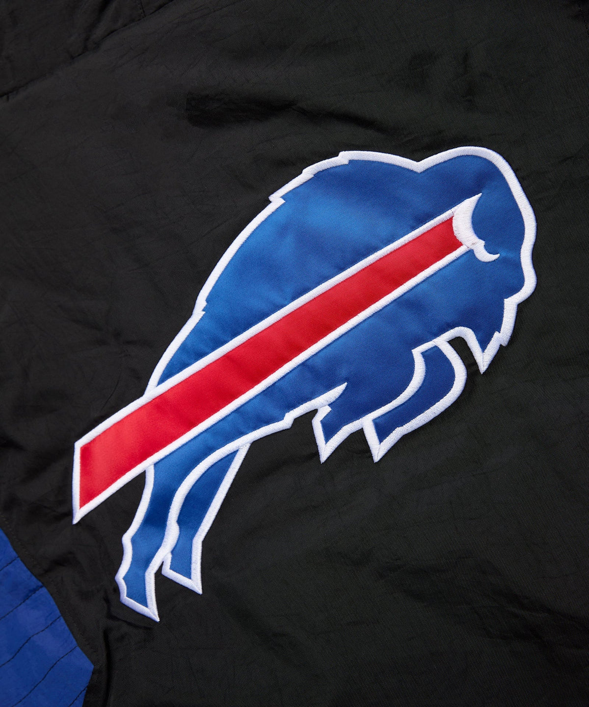 Bills Inspired Blackout Hooded Pullover Jacket
