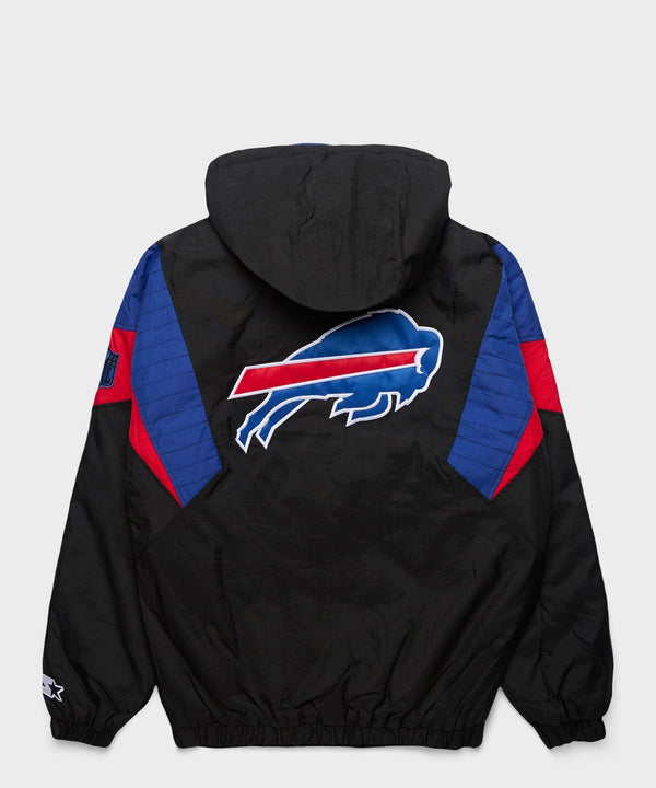 Bills Inspired Blackout Hooded Pullover Jacket