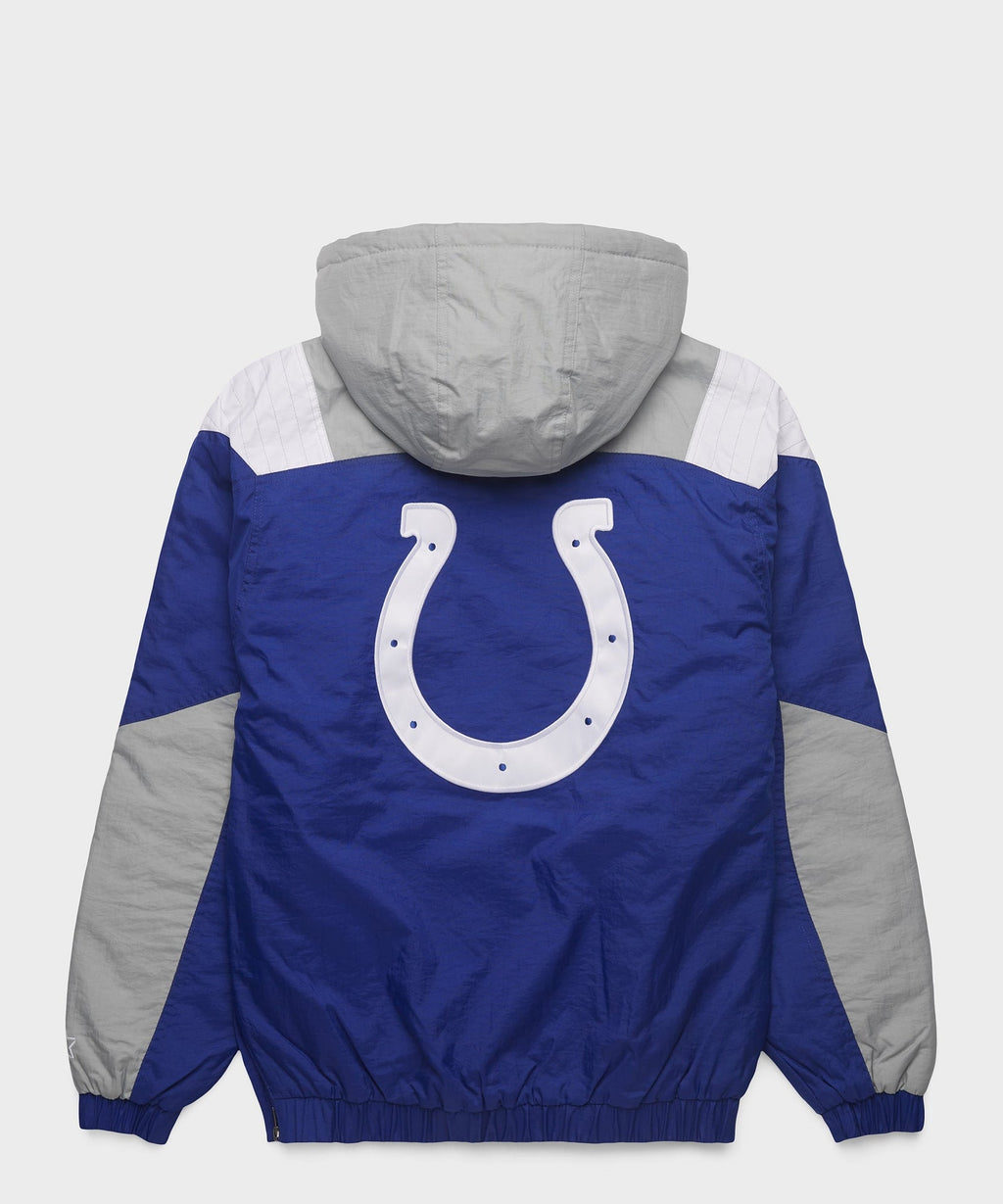 Colts Inspired Hooded Pullover Jacket