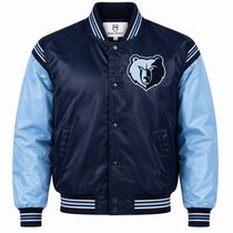Memphis Grizzlies Heavyweight Satin Fan Jacket