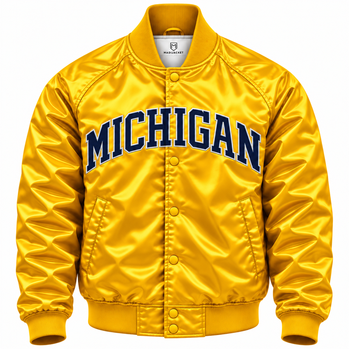 Michigan Wolverines Heavyweight Satin Jacket Main image