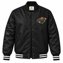 Minnesota Wild Graphic Heavyweight Satin Jacket