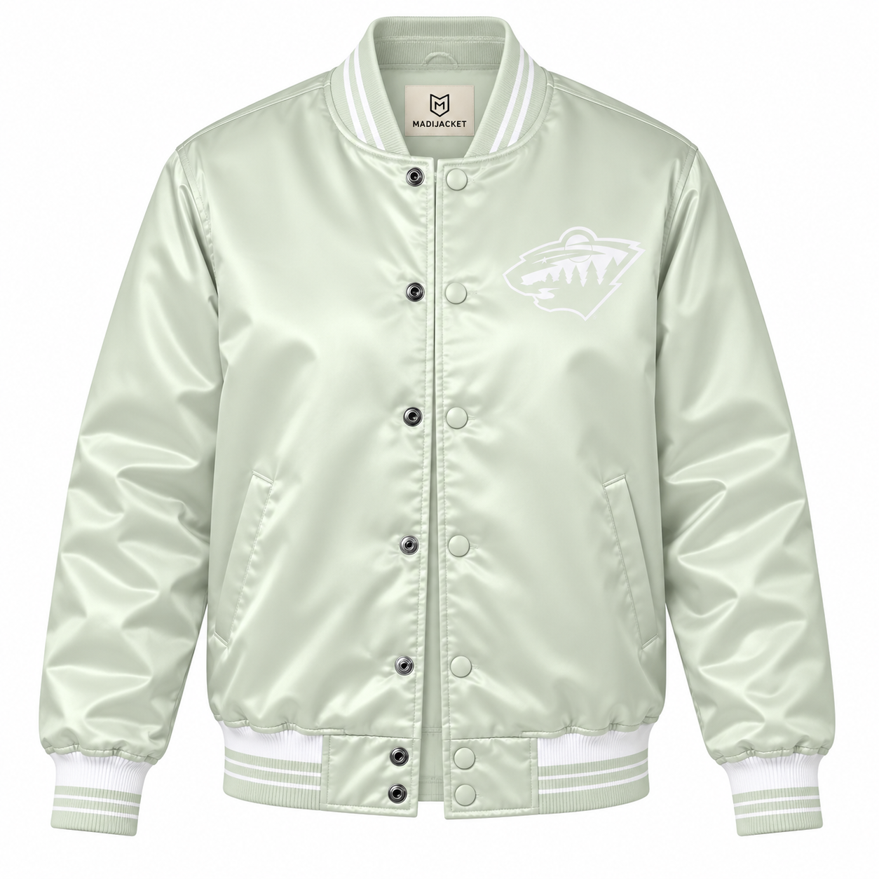 Minnesota Wild Heavyweight Satin Jacket Secondary image