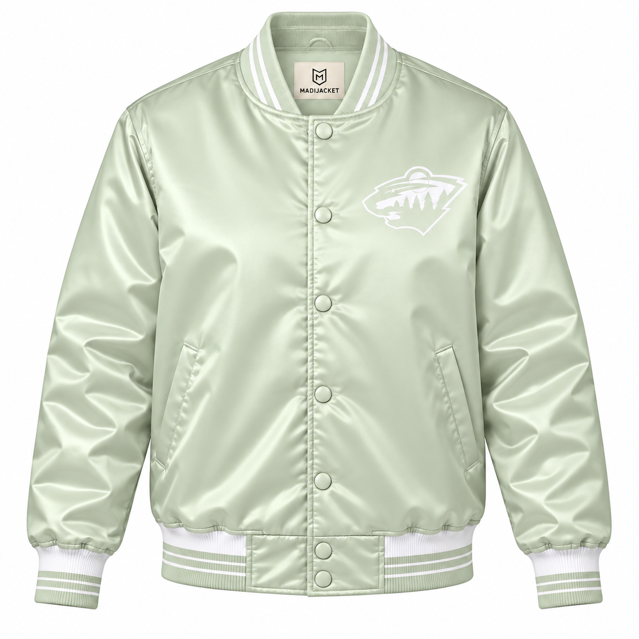 Minnesota Wild Heavyweight Satin Jacket Secondary image