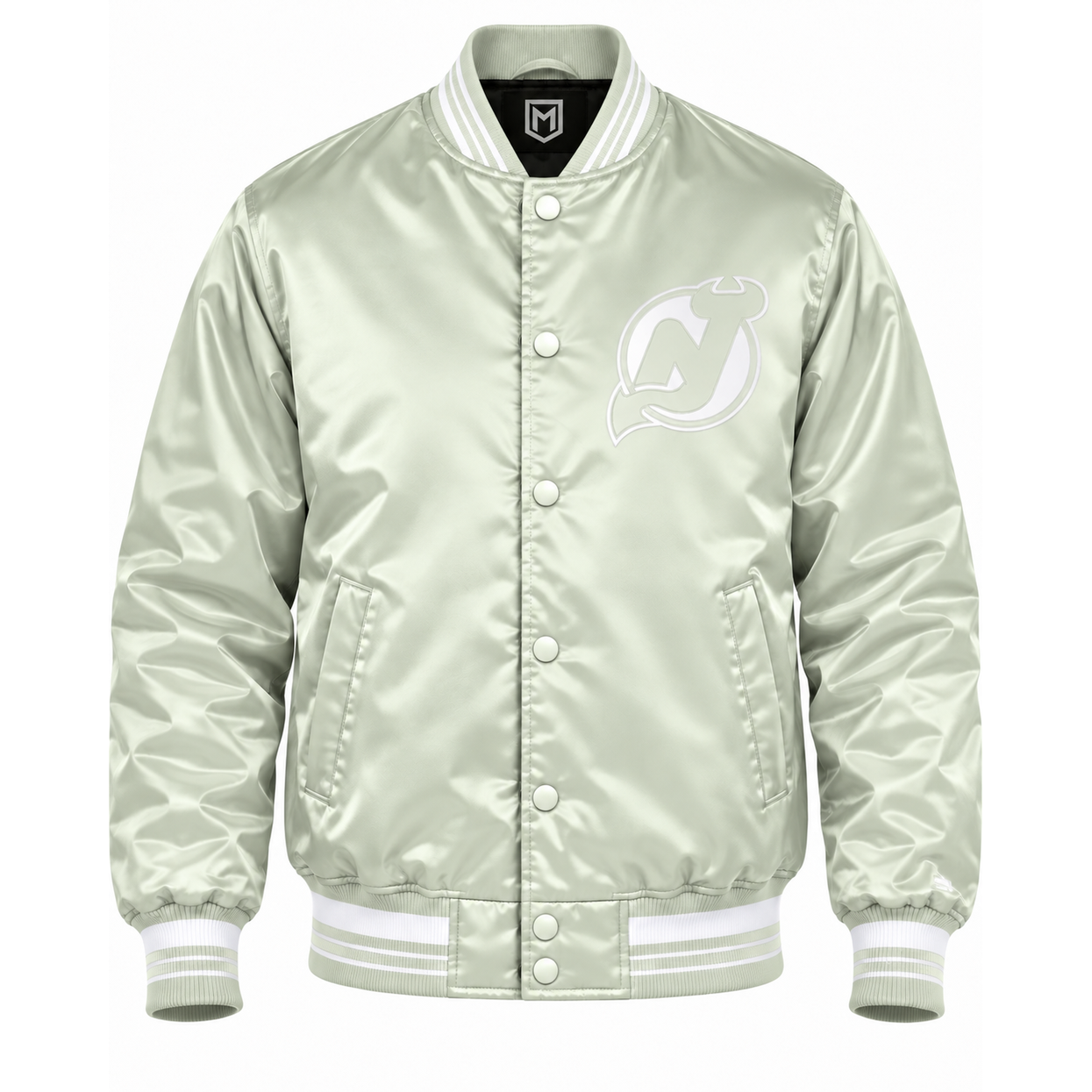 New Jersey Devils Heavyweight Satin Jacket Secondary image