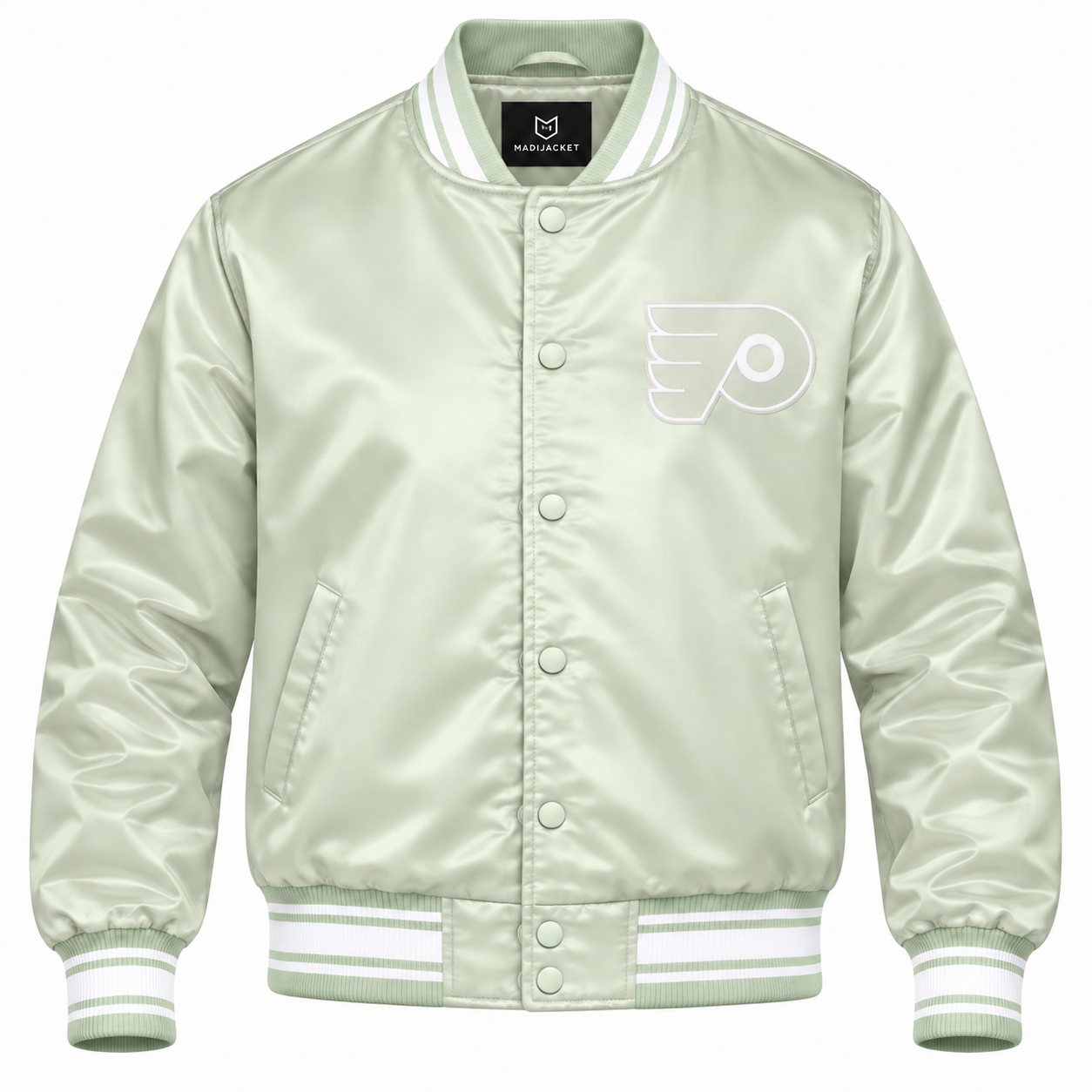 Philadelphia Flyers Women Heavyweight Satin Jacket Secondary image