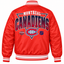 Montreal Canadiens NHL Heavyweight Satin Jacket Back View