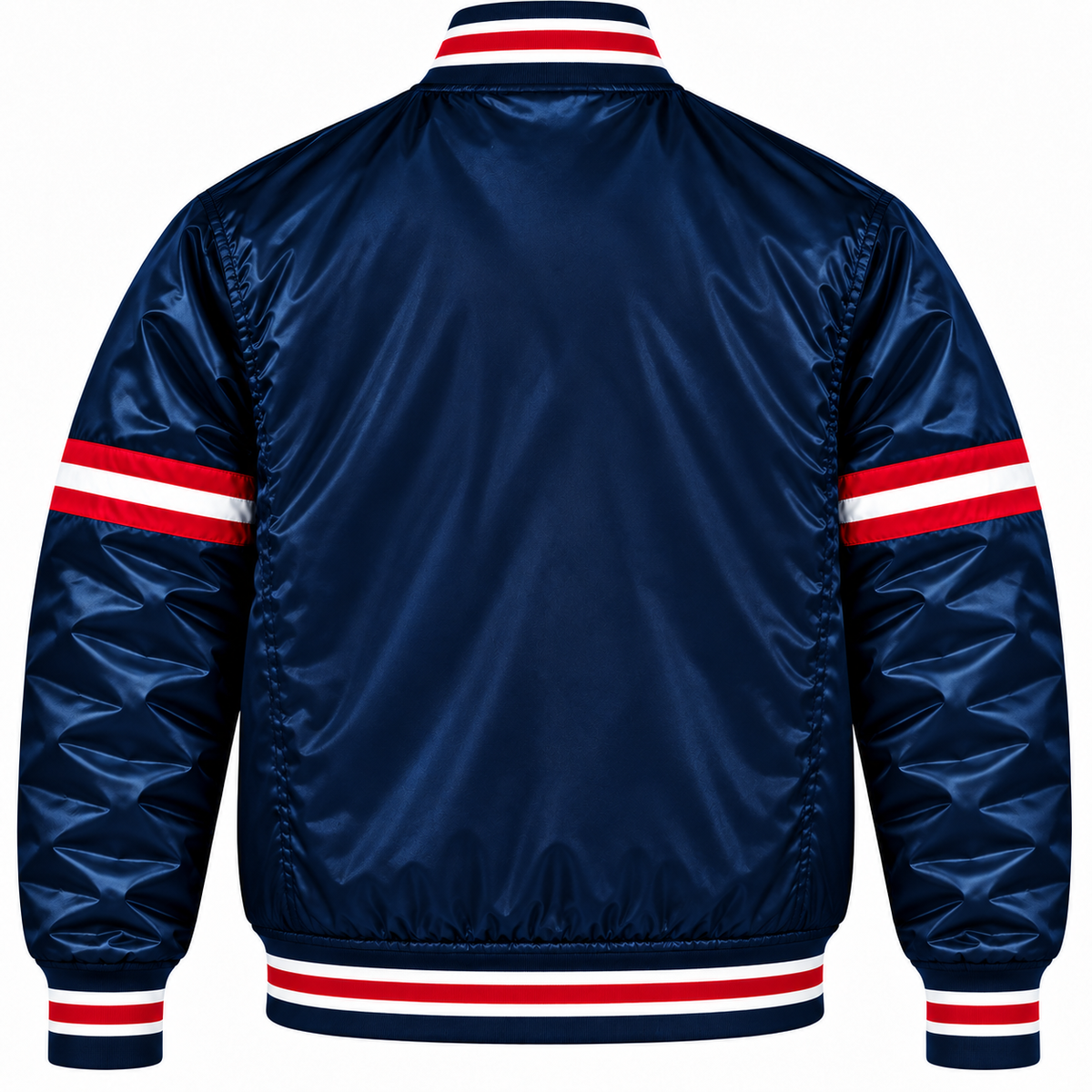 St. Louis Cardinals Stripe Sleeves Heavyweight Satin Jacket