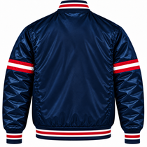 St. Louis Cardinals Stripe Sleeves Heavyweight Satin Jacket