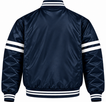 Los Angeles Angels Stripe Sleeves Heavyweight Satin Jacket