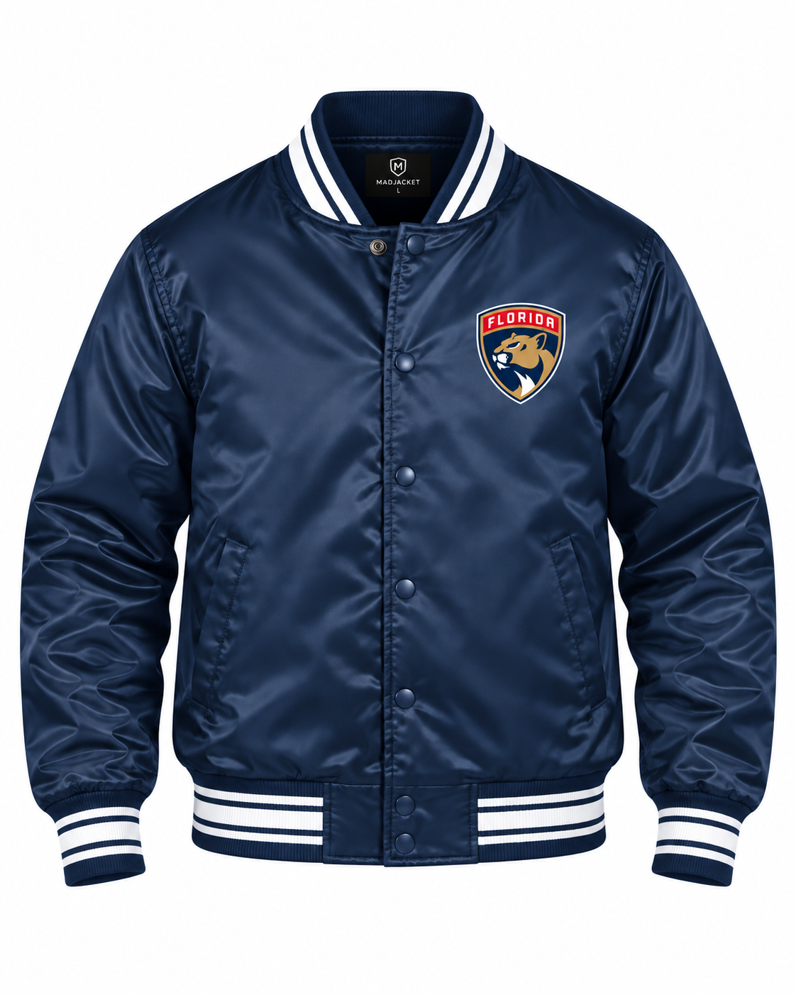 Florida Panthers Full-Snap Heavyweight Satin Jacket Secondary image