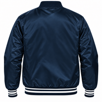 Washington Capitals Navy Heavyweight Satin Jacket
