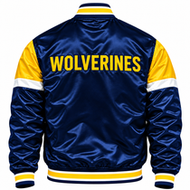 Michigan Wolverines Varsity Heavyweight Satin Jacket