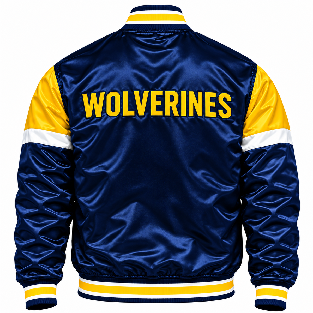 Michigan Wolverines Varsity Heavyweight Satin Jacket