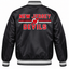 New Jersey Devils Full-Snap NHL Heavyweight Satin Jacket Back View