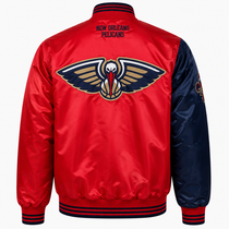 New Orleans Pelicans Heavyweight Satin Fan Jacket