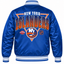 New York Islanders NHL Heavyweight Satin Jacket Back View