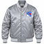 New York Rangers Gray Heavyweight Satin Jacket