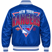 New York Rangers Heavyweight Satin Jacket