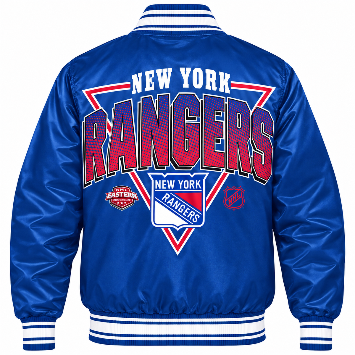New York Rangers Heavyweight Satin Jacket
