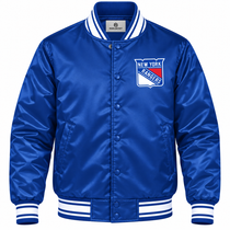 New York Rangers Heavyweight Satin Jacket