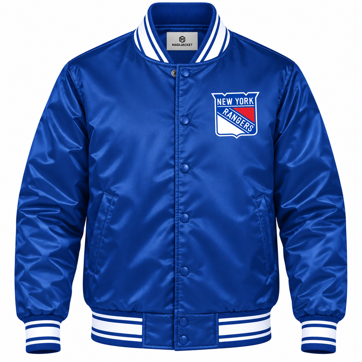 New York Rangers Heavyweight Satin Jacket