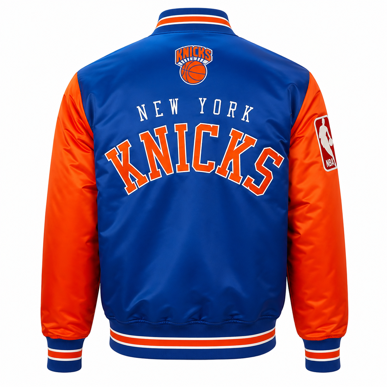New York Knicks Heavyweight Satin Fan Jacket Secondary image