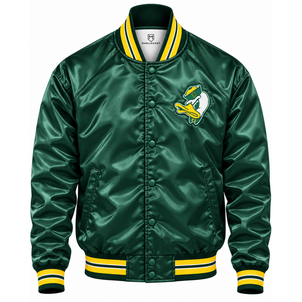 Oregon Ducks Heavyweight Satin Jacket