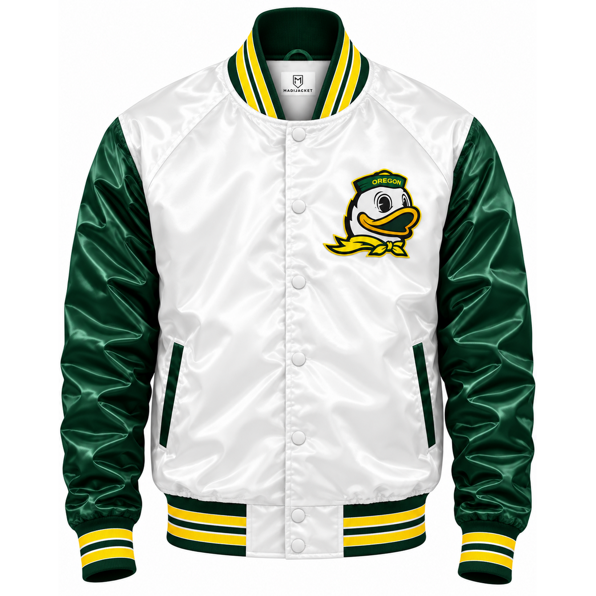 Oregon Ducks Varsity Heavyweight Satin Jacket Main image