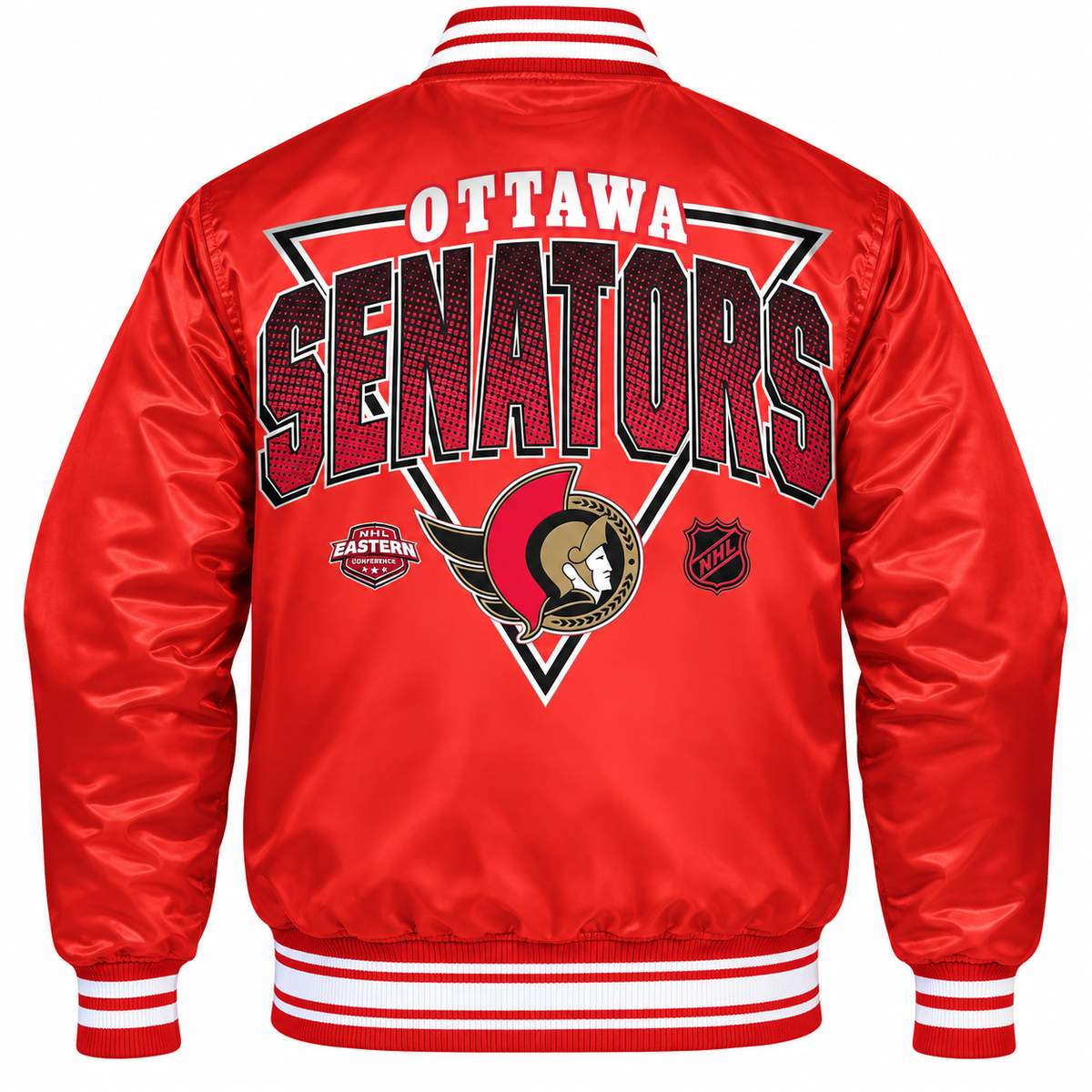 Ottawa Senators Red Heavyweight Satin Jacket Main image