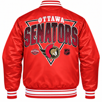 Ottawa Senators Red Heavyweight Satin Jacket