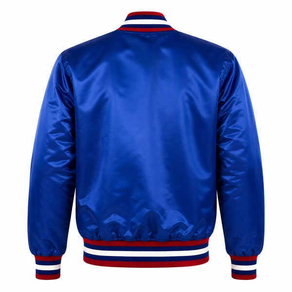 Detroit Pistons Inspired Heavyweight Satin Fan Jacket
