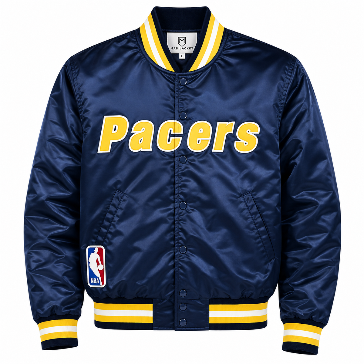 Indiana Pacers Heavyweight Satin Fan Jacket