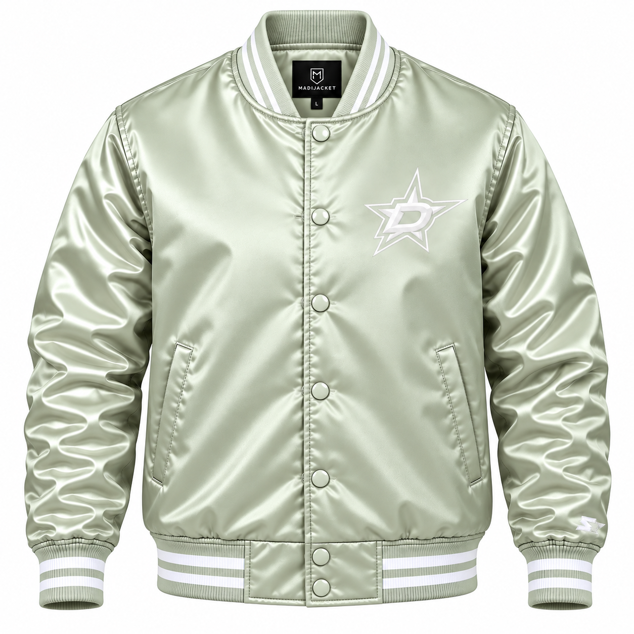 Dallas Stars Women Heavyweight Satin Jacket Secondary image