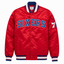Philadelphia 76ers Heavyweight Satin Fan Jacket with classic basketball-inspired styling