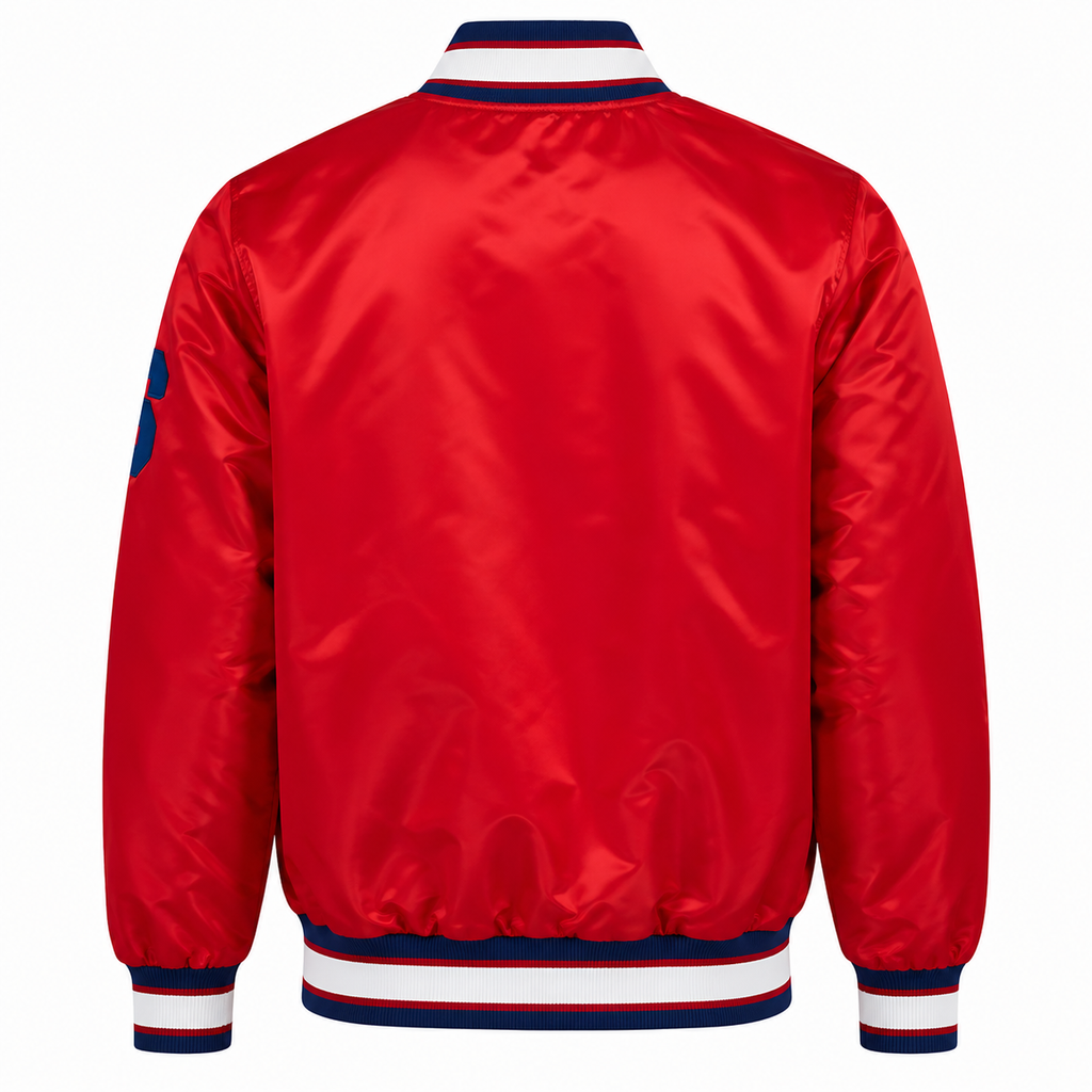 Philadelphia 76ers Heavyweight Satin Fan Jacket