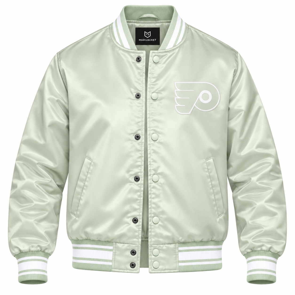 Philadelphia Flyers Women Heavyweight Satin Jacket Secondary image
