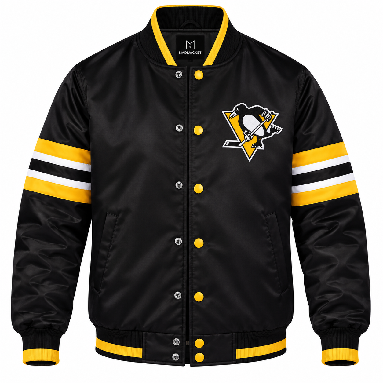 Pittsburgh Penguins Heavyweight Satin Jacket Secondary image