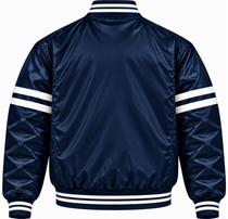 Montreal Canadiens Stripe Sleeves Heavyweight Satin Jacket