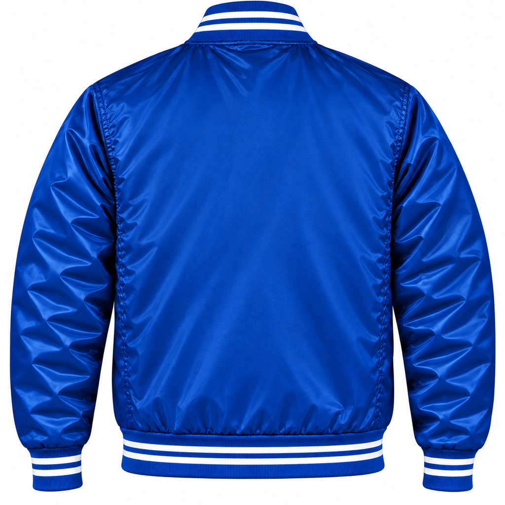 Chicago Cubs Royal Blue Satin Jacket