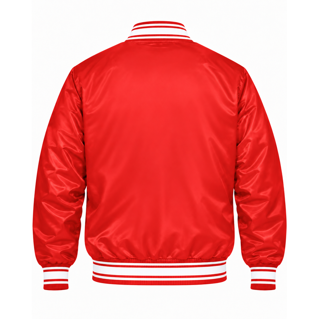 Detroit Red Wings Heavyweight Satin Jacket