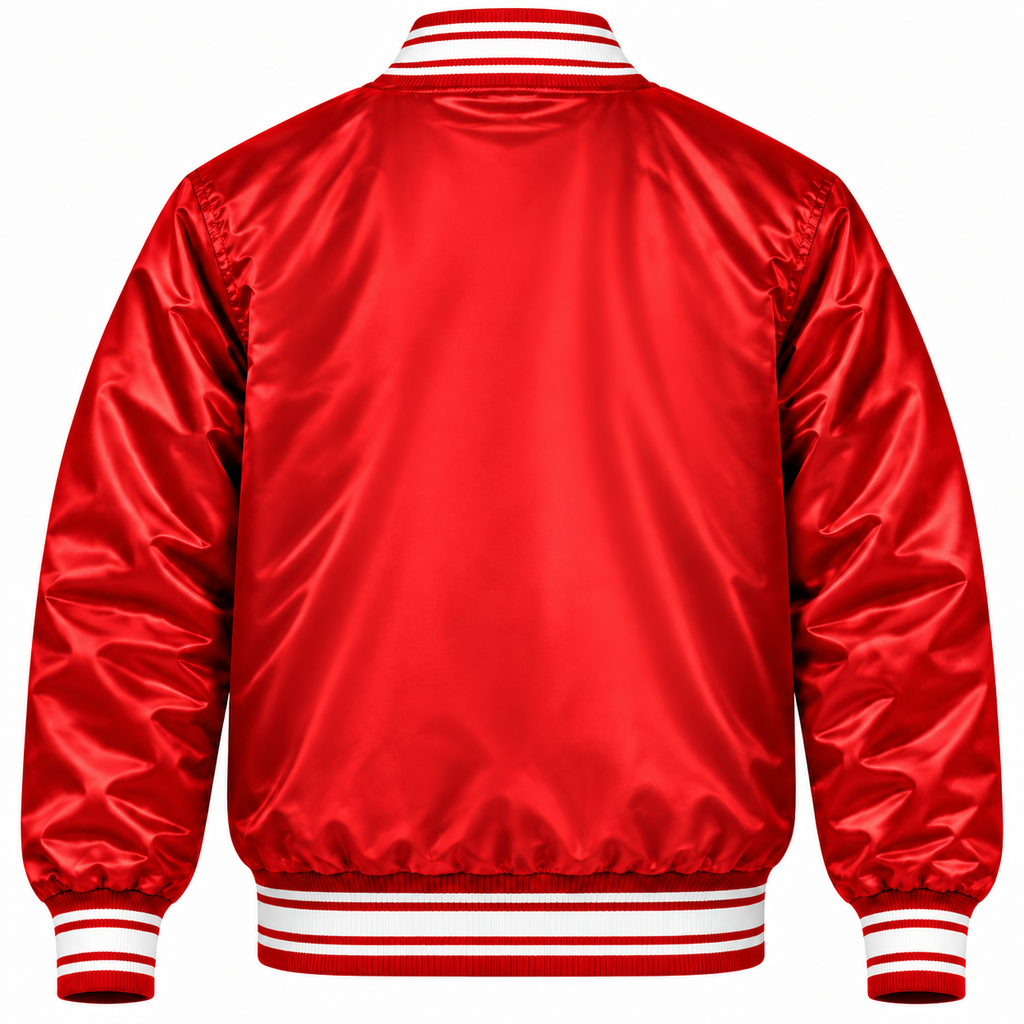 Washington Capitals Red Heavyweight Satin Jacket