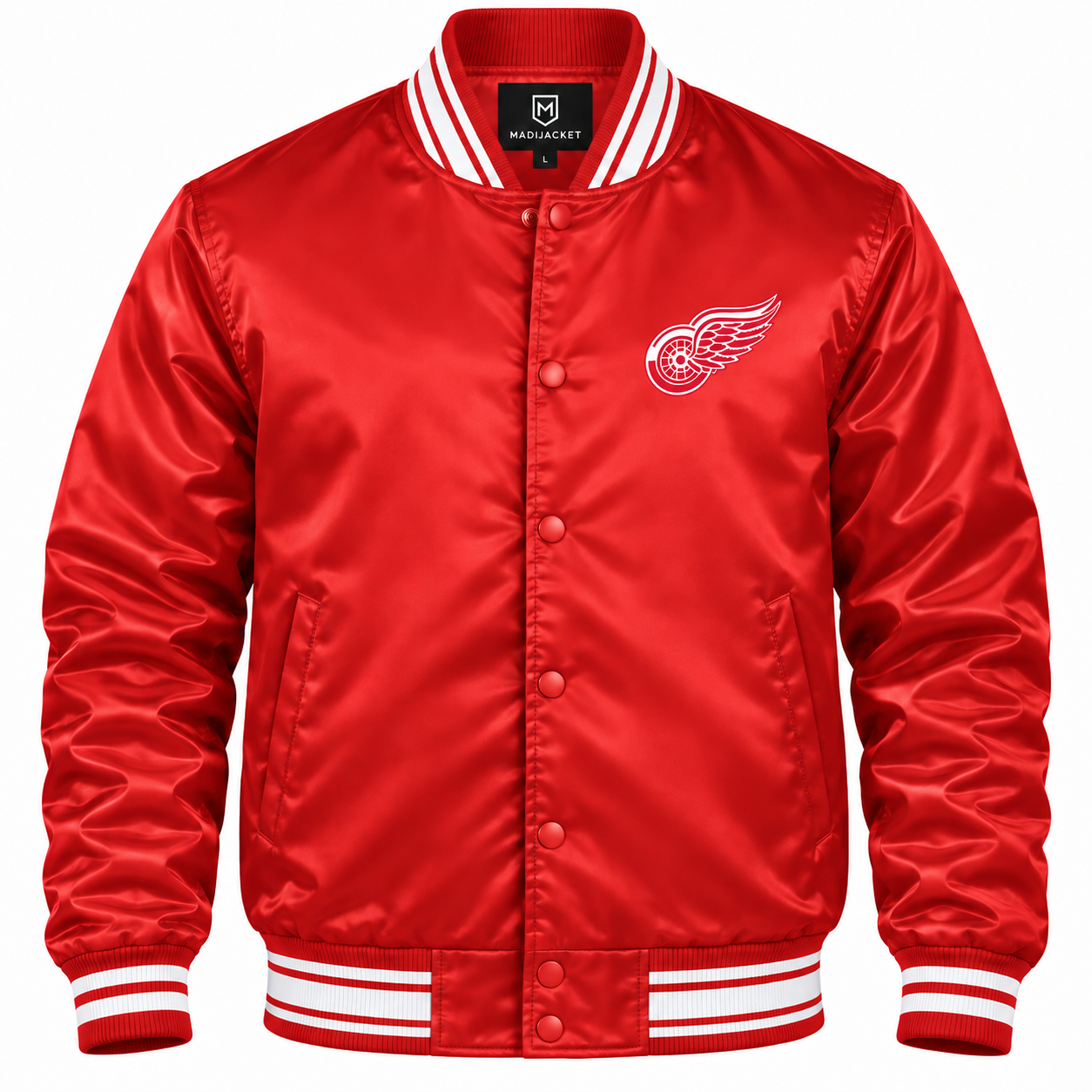 Detroit Red Wings Heavyweight Satin Jacket Secondary image